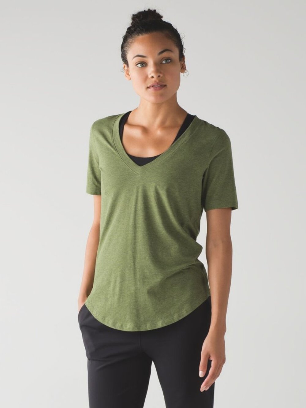Lululemon Women's Love Tee III - Heathered Green